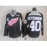 nhl jerseys detroit red wings #40 zetterberg black[2015 new][patch C]