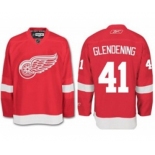 nhl jerseys detroit red wings #41 luke glendening red