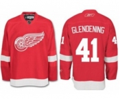 nhl jerseys detroit red wings #41 luke glendening red