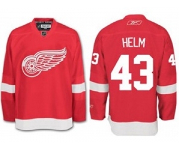 nhl jerseys detroit red wings #43 darren helm red