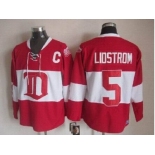 nhl jerseys detroit red wings #5 lidstrom red[patch C]