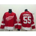 nhl jerseys detroit red wings #55 kronwall red