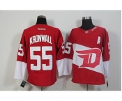 nhl jerseys detroit red wings #55 kronwall red[stadium][patch A]