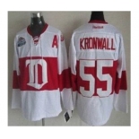 nhl jerseys detroit red wings #55 kronwall white[winter classic patch A]