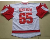 nhl jerseys detroit red wings #65 dekeyser white