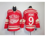 nhl jerseys detroit red wings #9 howe red[2014 winter classic]