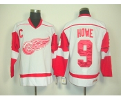 nhl jerseys detroit red wings #9 howe white