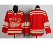 nhl jerseys detroit red wings blank red[2014 winter classic]