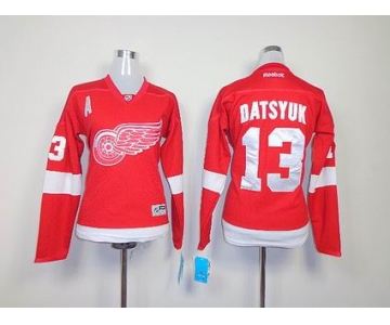 women nhl Detroit Red Wings #13 datsyuk red