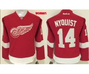 women nhl jerseys detroit red wings #14 nyquist red