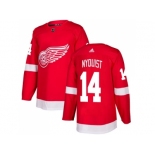 Youth Adidas Detroit Red Wings #14 Gustav Nyquist Red Home Authentic Stitched NHL Jersey