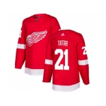 Youth Adidas Detroit Red Wings #21 Tomas Tatar Red Home Authentic Stitched NHL Jersey