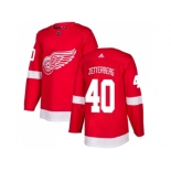 Youth Adidas Detroit Red Wings #40 Henrik Zetterberg Red Home Authentic Stitched NHL Jersey