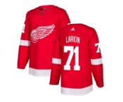 Youth Adidas Detroit Red Wings #71 Dylan Larkin Red Home Authentic Stitched NHL Jersey