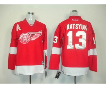 youth nhl jerseys deroit red wings #13 datsyuk red