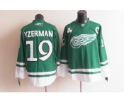 youth nhl jerseys detroit red wings #19 yzerman green