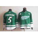 youth nhl jerseys detroit red wings #5 lidstrom green