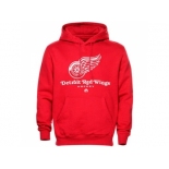 Detroit Red Wings Majestic Steel Critical Victory VIII Fleece Hoodie