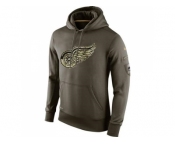 Men's Detroit Red Wings Nike Salute To Service NHL Hoodie