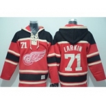 nhl jerseys detroit red wings #71 dylan larkin red[pullover hooded sweatshirt]