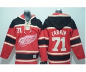 nhl jerseys detroit red wings #71 dylan larkin red[pullover hooded sweatshirt]