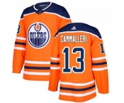 Adidas Edmonton Oilers #13 Mike Cammalleri Authentic Orange Home NHL Jersey