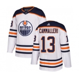 Adidas Edmonton Oilers #13 Mike Cammalleri Authentic White Away NHL Jersey