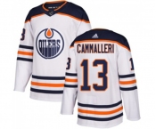 Adidas Edmonton Oilers #13 Mike Cammalleri Authentic White Away NHL Jersey