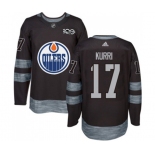 Adidas Edmonton Oilers #17 Jari Kurri Authentic Black 1917-2017 100th Anniversary NHL Jersey