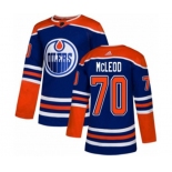 Adidas Edmonton Oilers #70 Ryan McLeod Authentic Royal Blue Alternate NHL Jersey