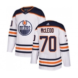 Adidas Edmonton Oilers #70 Ryan McLeod Authentic White Away NHL Jersey