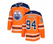 Adidas Edmonton Oilers #94 Ryan Smyth Orange Home Authentic Stitched NHL Jersey