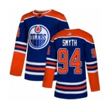 Adidas Edmonton Oilers #94 Ryan Smyth Premier Royal Blue Alternate NHL Jersey