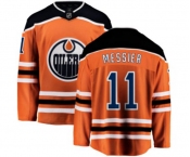 Edmonton Oilers #11 Mark Messier Fanatics Branded Orange Home Breakaway NHL Jersey