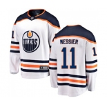 Edmonton Oilers #11 Mark Messier Fanatics Branded White Away Breakaway NHL Jersey