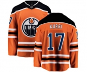 Edmonton Oilers #17 Jari Kurri Fanatics Branded Orange Home Breakaway NHL Jersey