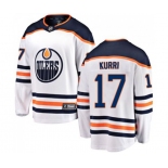 Edmonton Oilers #17 Jari Kurri Fanatics Branded White Away Breakaway NHL Jersey