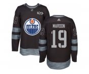 Edmonton Oilers #19 Patrick Maroon Black 1917-2017 100th Anniversary Stitched NHL Jersey