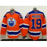 Edmonton Oilers #19 Patrick Maroon Orange Alternate Stitched NHL Jersey