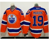 Edmonton Oilers #19 Patrick Maroon Orange Alternate Stitched NHL Jersey