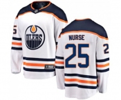 Edmonton Oilers #25 Darnell Nurse Fanatics Branded White Away Breakaway NHL Jersey