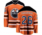 Edmonton Oilers #26 Iiro Pakarinen Fanatics Branded Orange Home Breakaway NHL Jersey