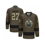 Edmonton Oilers #27 Boyd Gordon Green Salute to Service Stitched NHL Jersey