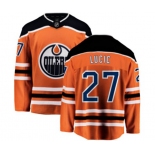 Edmonton Oilers #27 Milan Lucic Fanatics Branded Orange Home Breakaway NHL Jersey