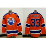 Edmonton Oilers #33 Cam Talbot Orange Alternate Stitched NHL Jersey