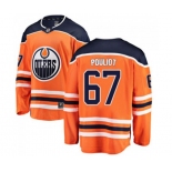 Edmonton Oilers #67 Benoit Pouliot Fanatics Branded Orange Home Breakaway NHL Jersey