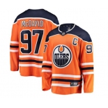 Edmonton Oilers #97 Connor McDavid Fanatics Branded Orange Home Breakaway NHL Jersey