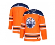 Men Adidas Edmonton Oilers Blank Orange Home Authentic Stitched NHL Jersey