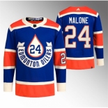 Men Edmonton Oilers #24 Brad Malone 2023 Royal Heritage Classic Primegreen Stitched Jersey