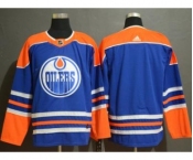 Men's Oilers Blank Royal Stitched Hockey Hockey Jersey